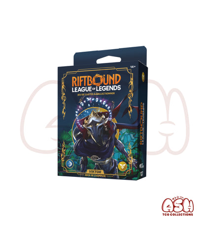 Deck préconstruit Viktor Riftbound avec booster et deckbox inclus
