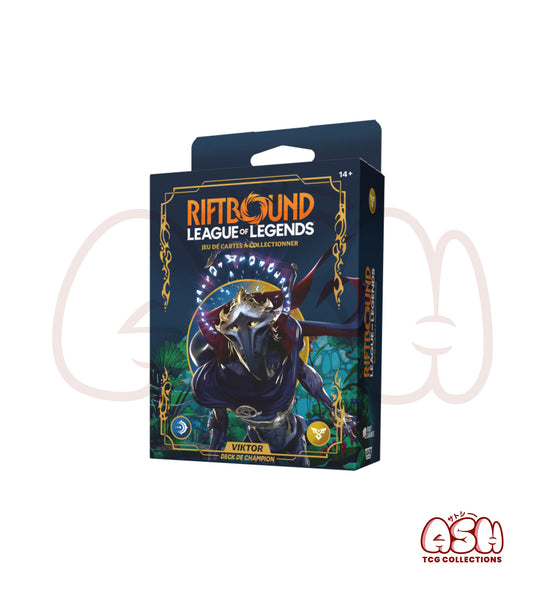 Deck préconstruit Viktor Riftbound avec booster et deckbox inclus