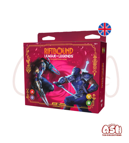 Deck Red vs Shen Riftbound League of Legends Vendetta anglais