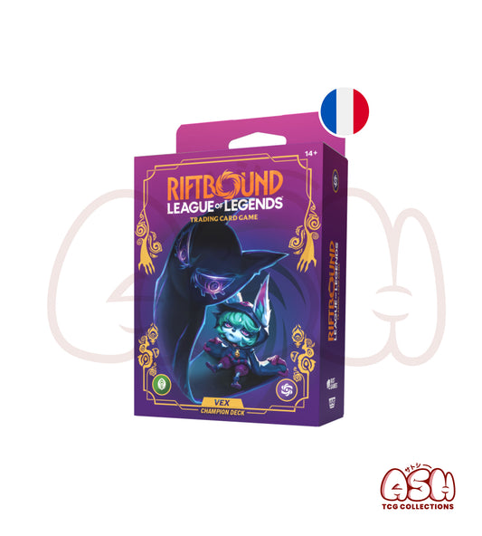 Deck de Champion Vex Riftbound League of Legends Déchainés français face