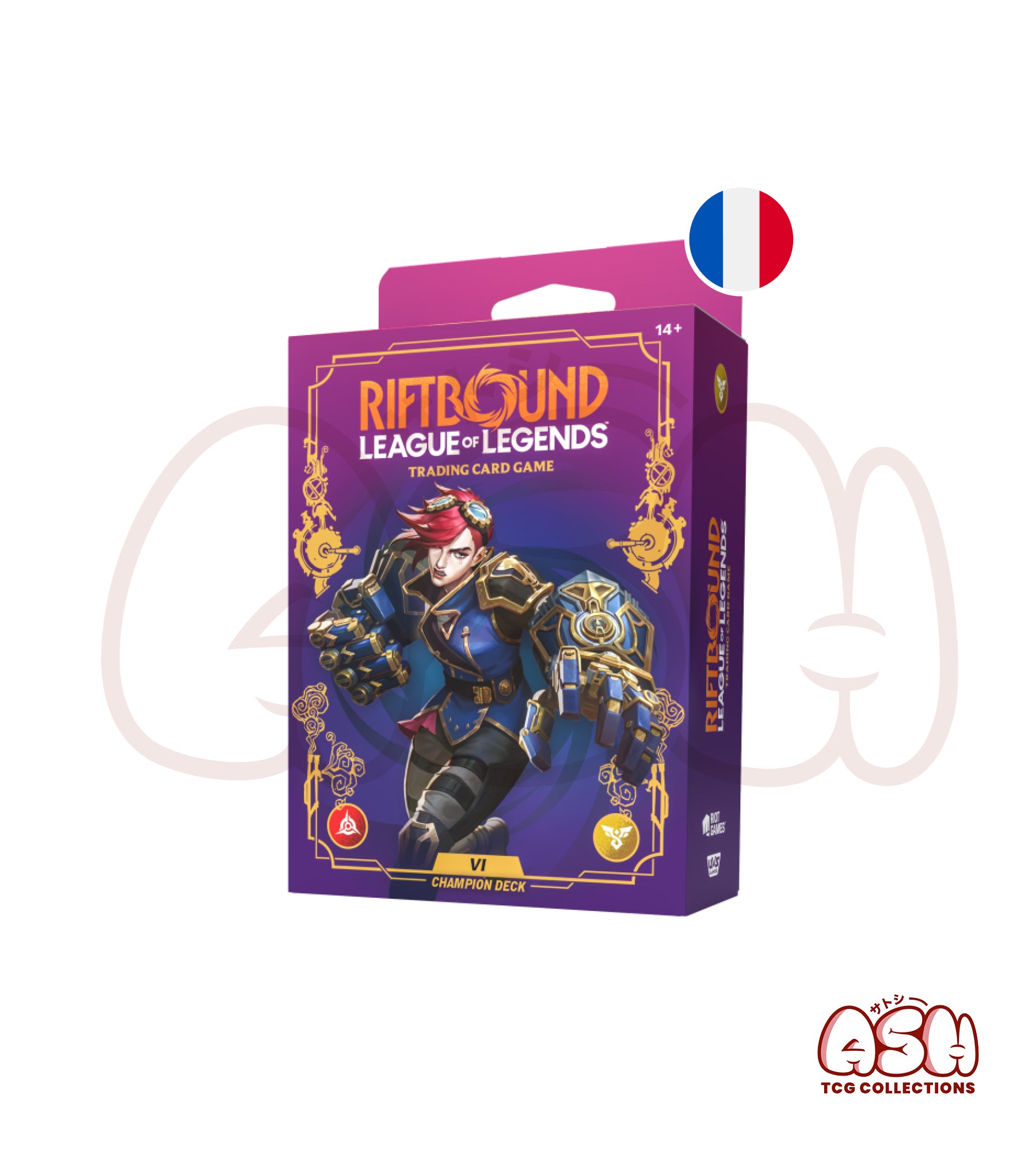 Deck de Champion Vi Riftbound League of Legends LoL Déchainés français face