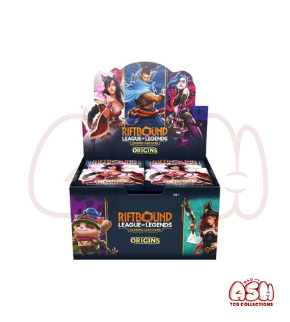 Display Riftbound League of Legends 24 boosters anglais face