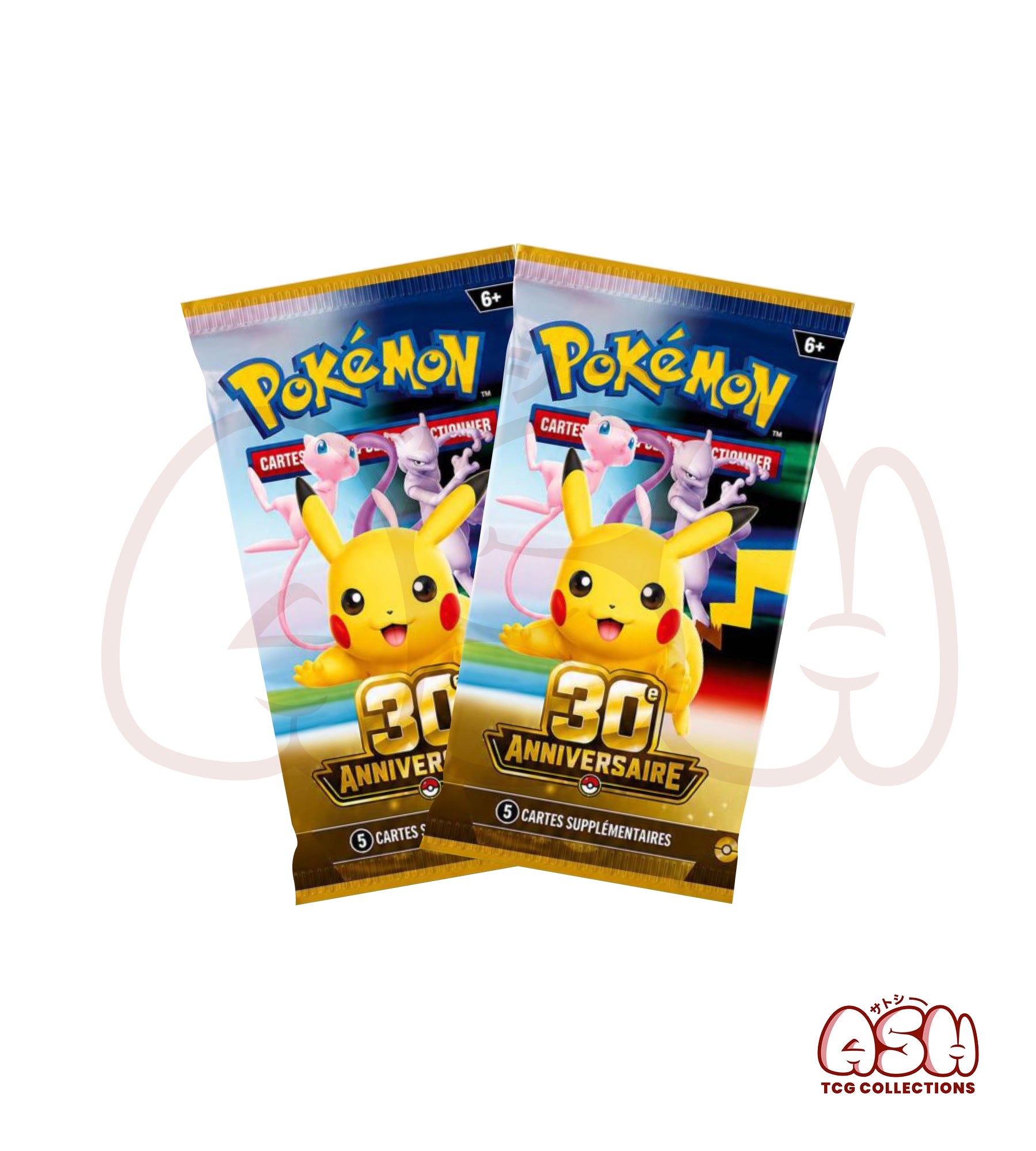 Boosters Duopack Pokémon Évoli 30 ans face