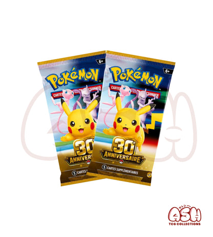 Boosters Duopack Pokémon Évoli 30 ans face