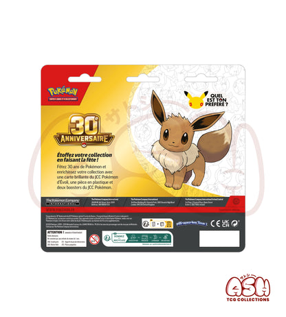 Duopack Pokémon Évoli 30e anniversaire dos