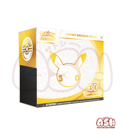 Elite Trainer Box ETB Pokémon 30 ans face