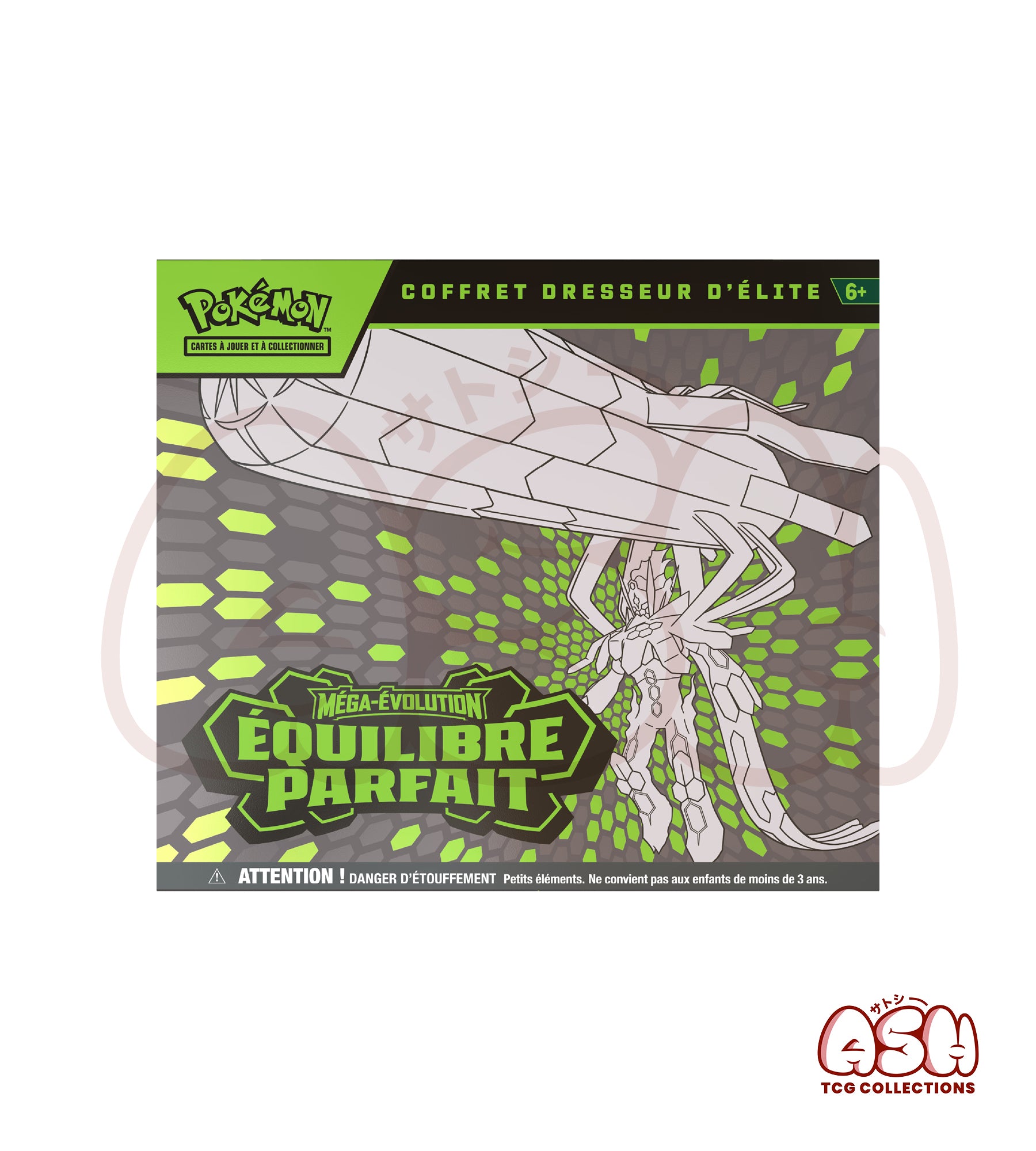 Elite Trainer Box Pokémon Mega Évolution Équilibre Parfait face