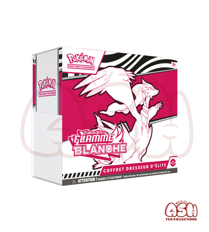 Elite Trainer Box Pokémon EV10.5 – Noir & Blanc : Flamme Blanche – 9 Boosters + Carte Promo Boréas