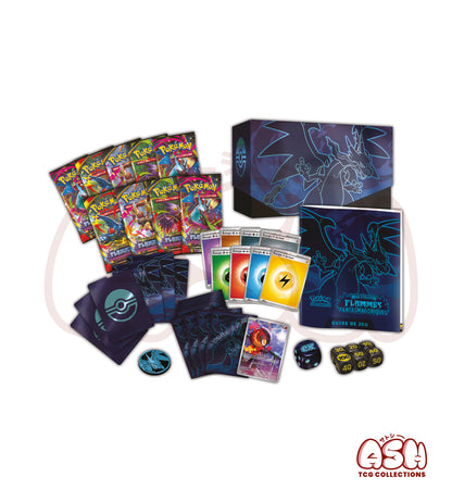 Elite Trainer Box Pokémon ME02 – Flammes Fantasmagoriques – 9 Boosters