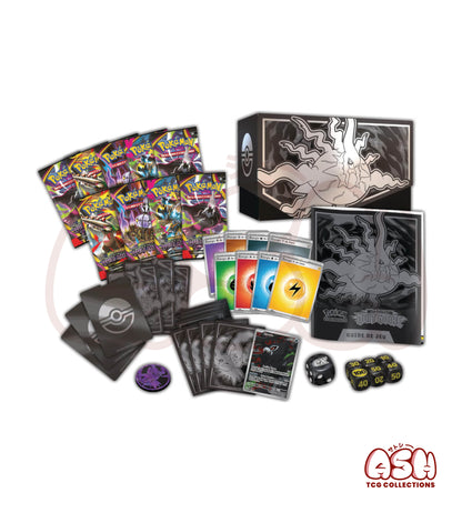 Contenu ETB Pokémon Méga-Évolution ME05 Nuit Noire Elite Trainer Box