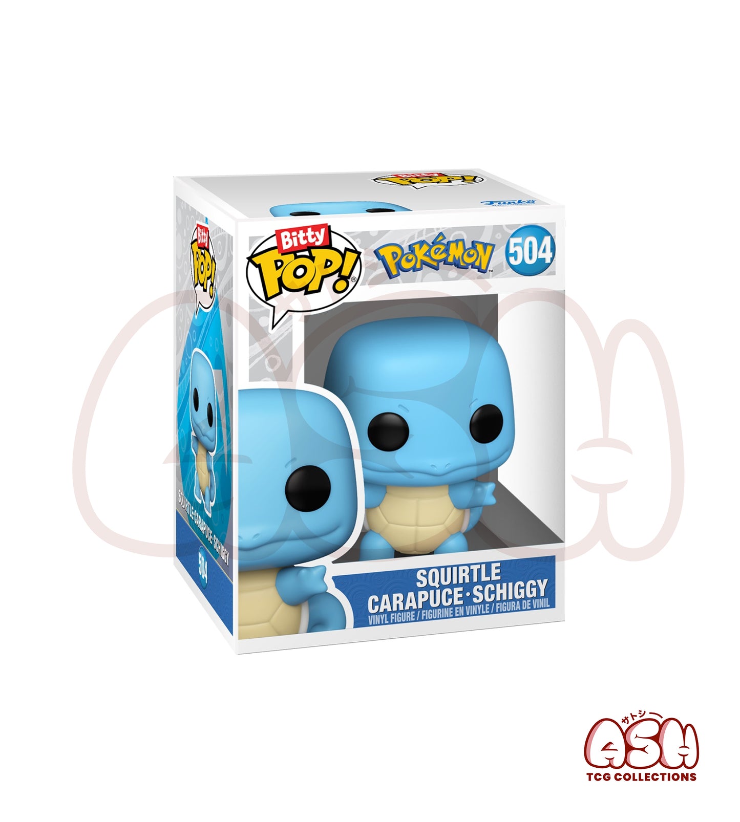 Funko Pop! Bitty Pokémon – Pack de 4 : Carapuce, Évoli, Caninos & Psykokwak