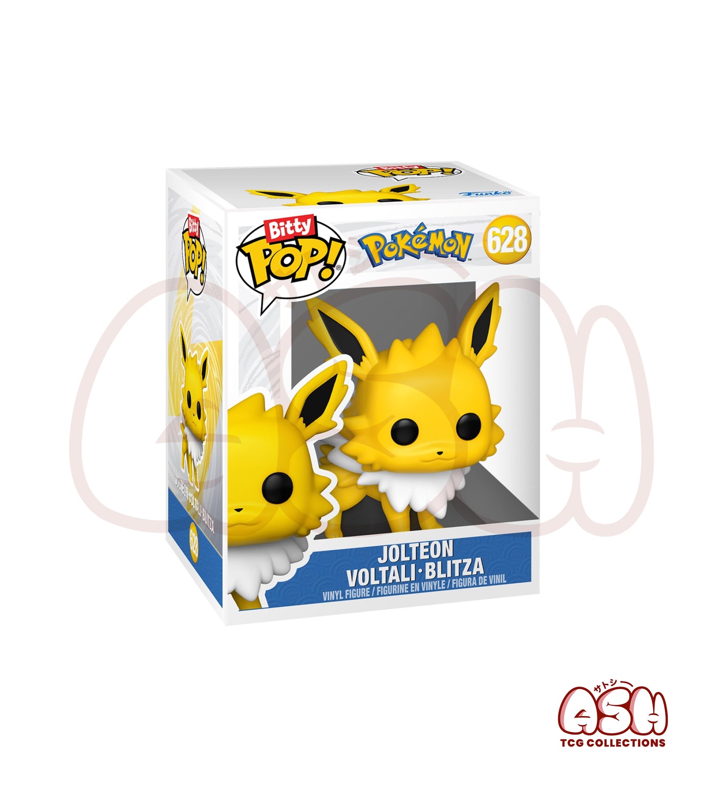 Funko Pop! Bitty Pokémon – Pack de 4 : Salamèche, Voltali, Lokhlass & Rattata