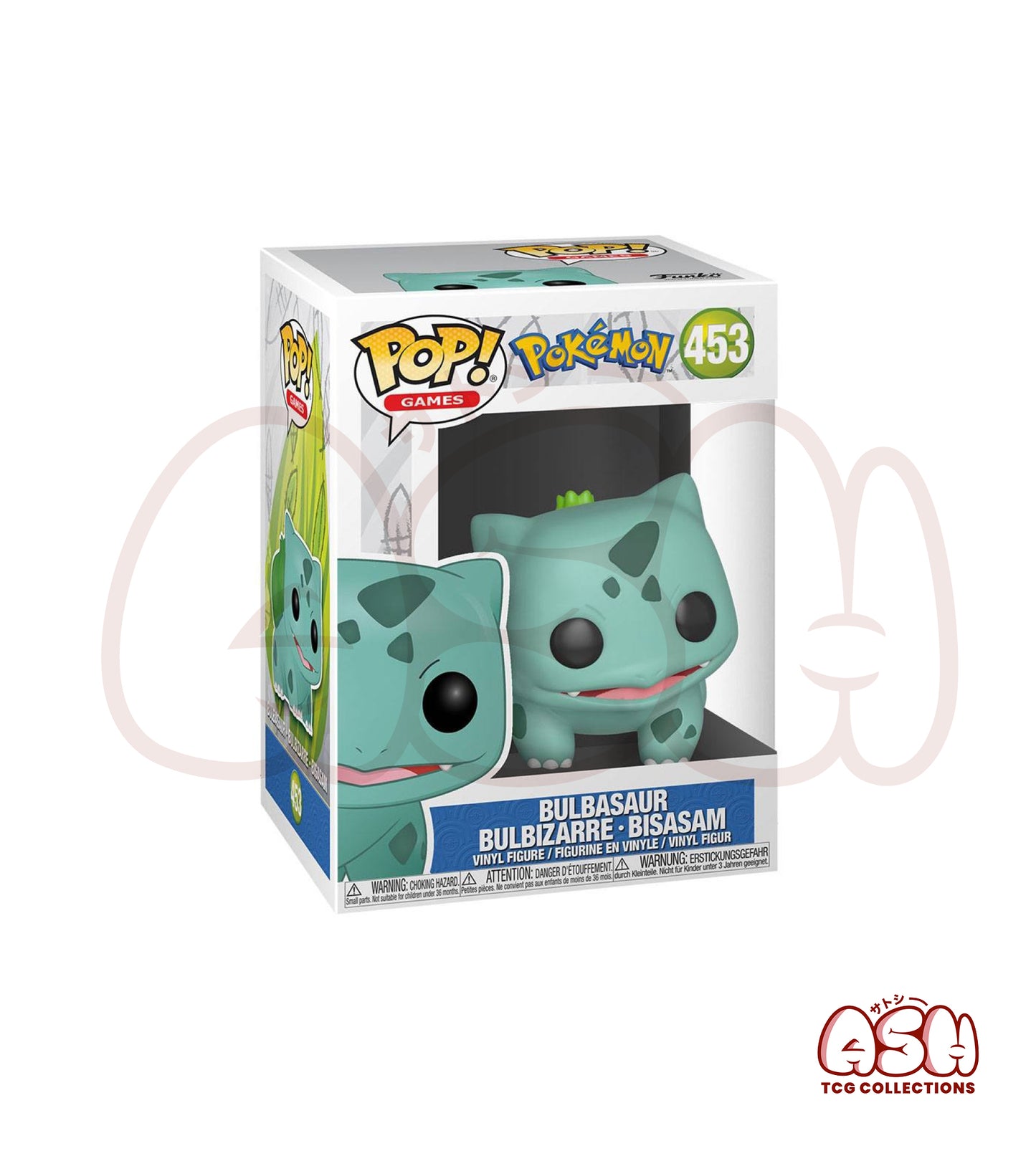 Funko Pop Pokemon Bulbizarre vue face