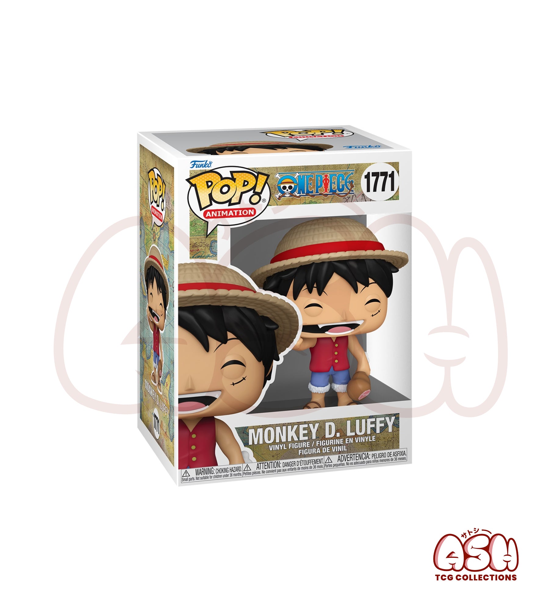 Funko Pop One Piece Luffy vue face