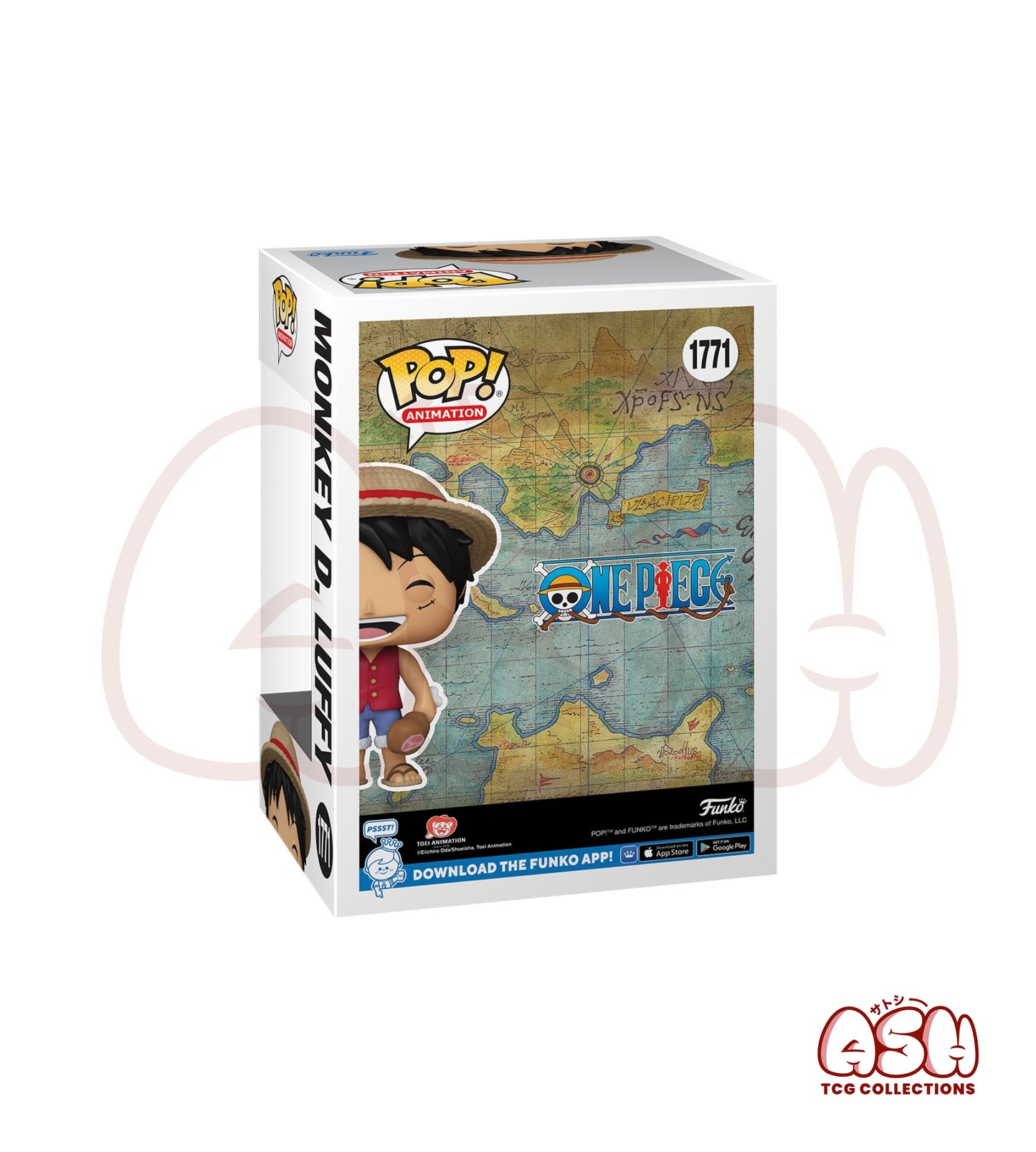 Funko Pop One Piece Luffy vue dos