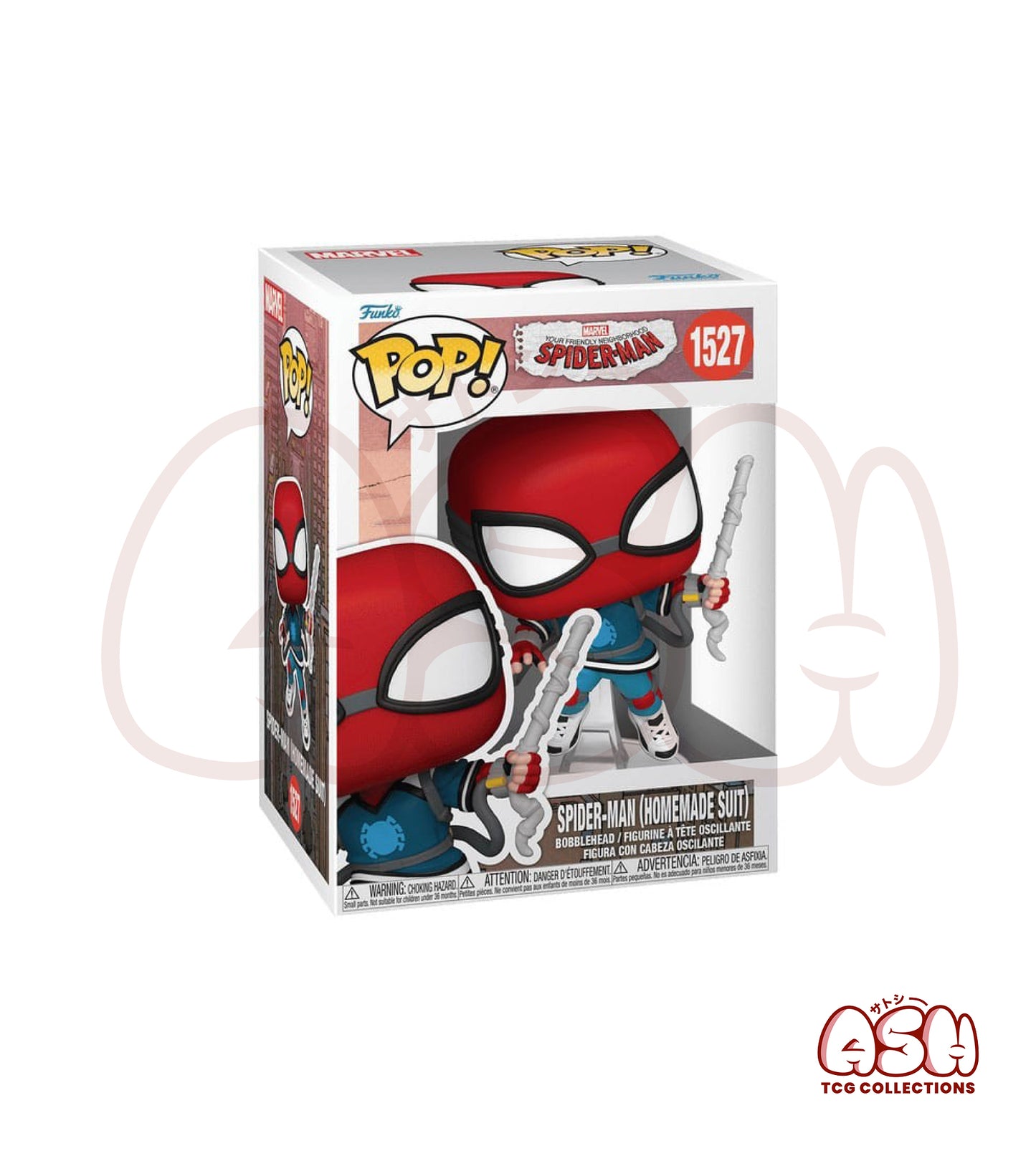 Funko Pop Spider-Man Marvel vue face