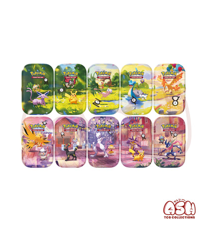 10 Minis Tins Pokémon 30 ans face