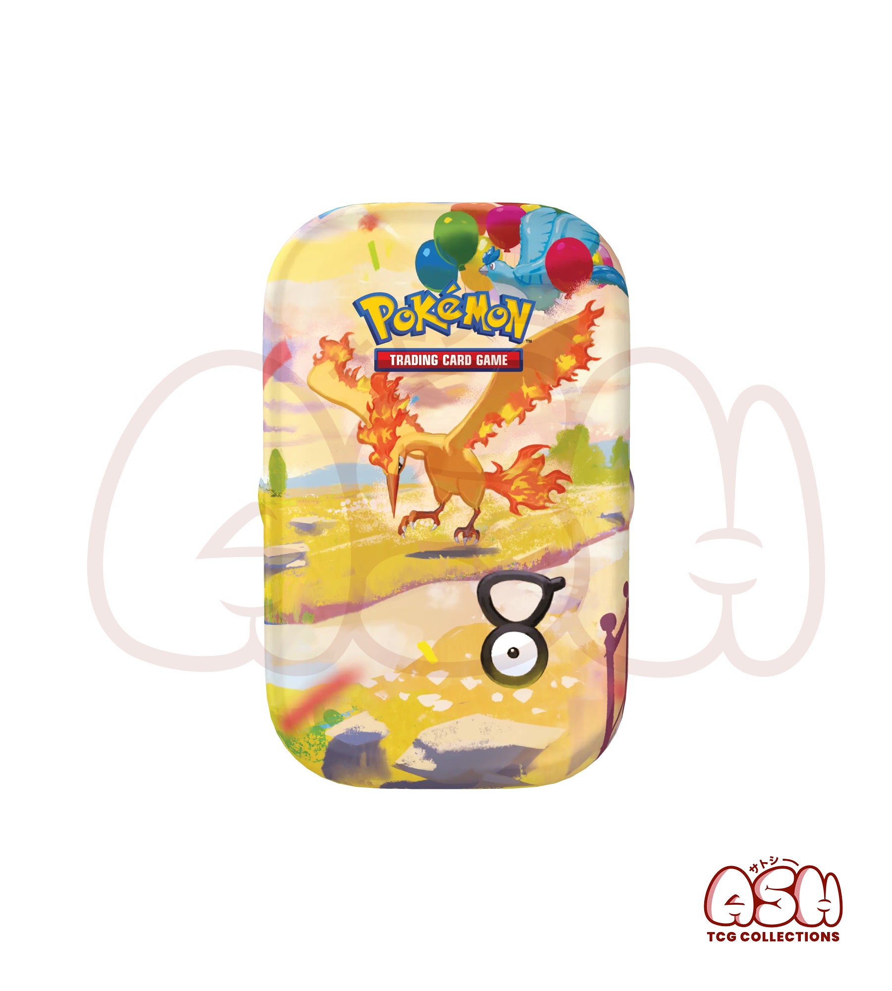 Mini Tin Sulfura Artikodin Pokémon 30 ans face