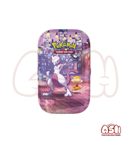 Mini Tin Mewtwo Baggaïd Pokémon 30 ans face