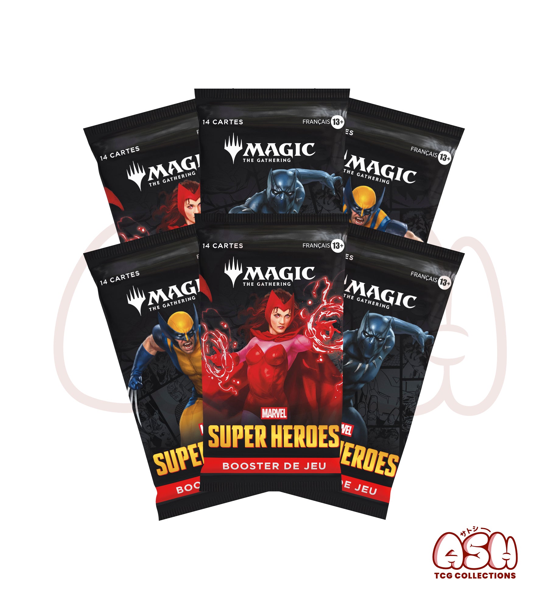 Boosters MTG Magic Marvel Super Heroes face