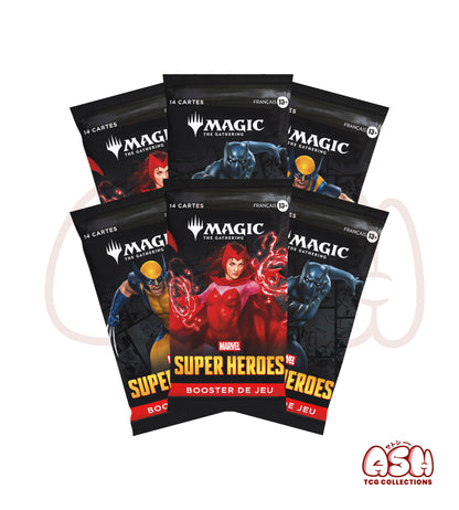 Boosters MTG Magic Marvel Super Heroes face