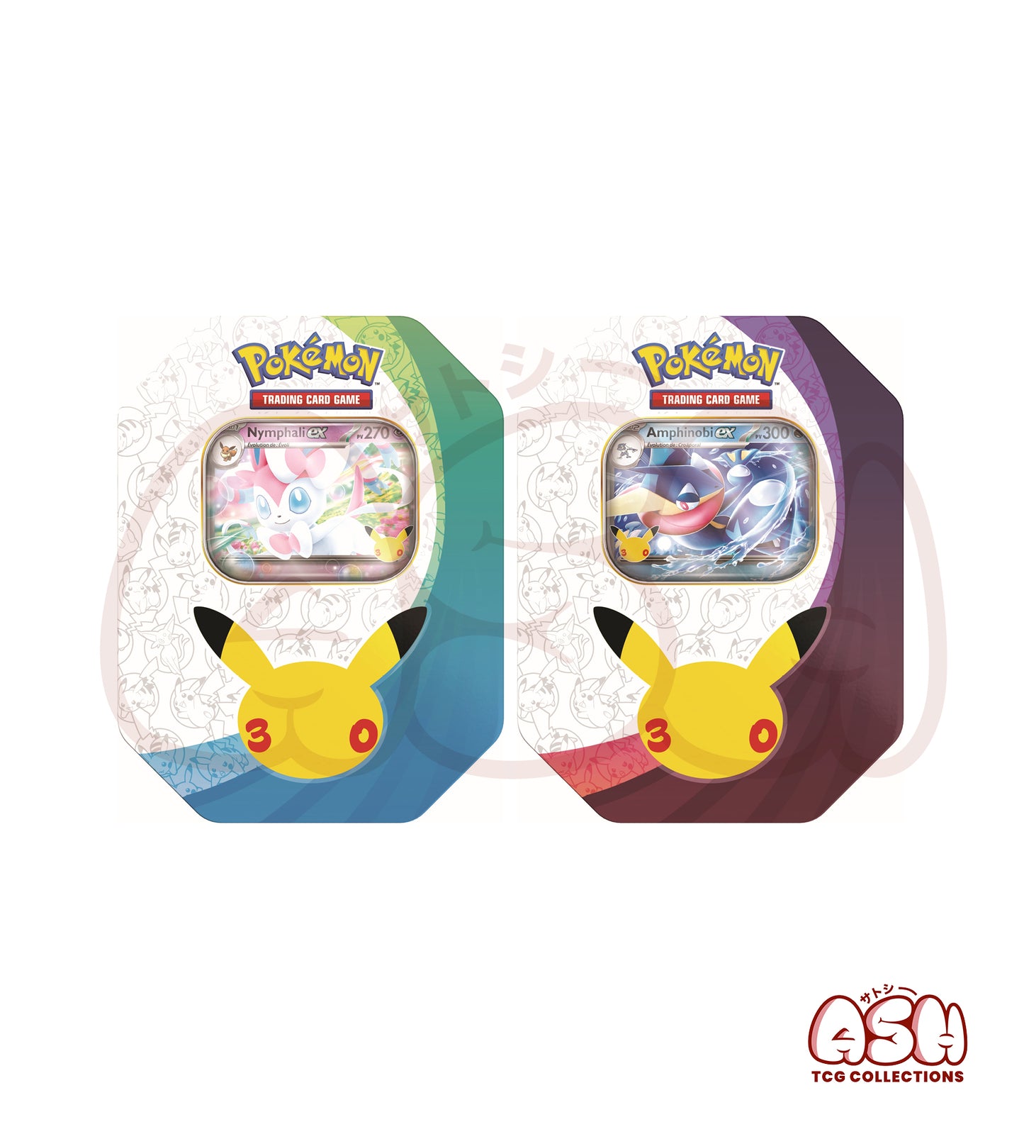 Pokébox Pokémon 30 ans face
