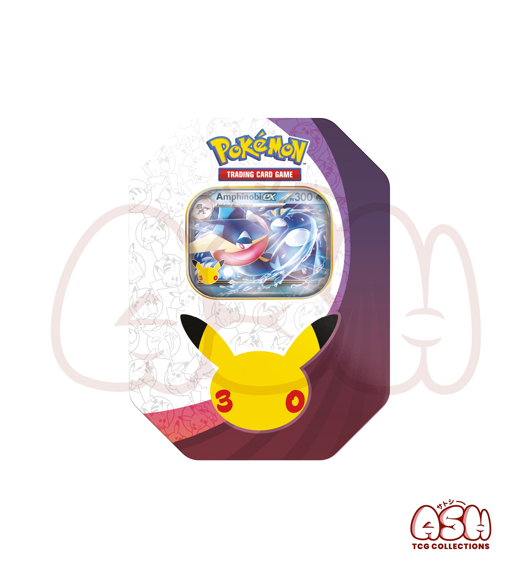 Pokébox Amphinobi Ex Pokémon 30 ans face