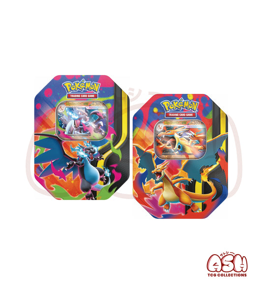 Pokébox Pokémon Dracaufeu X Dracaufeu Y face