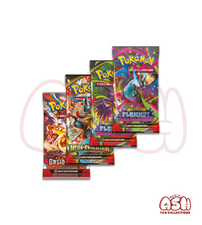 Pokébox Pokémon Méga-Dracaufeu X et Y Ex – 4 Boosters