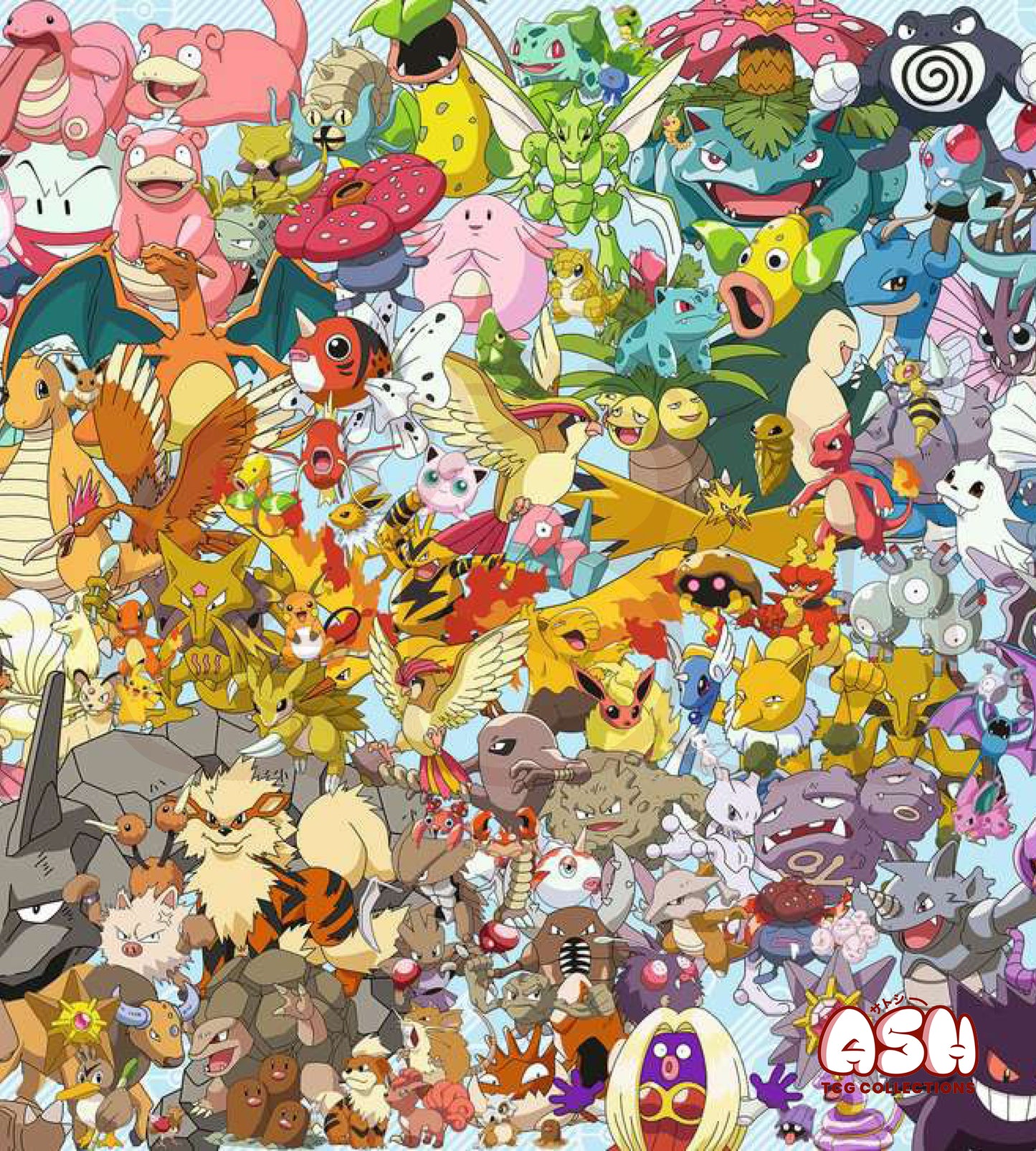 Puzzle Pokémon 1000 Pièces – 151 premiers Pokémon – Ravensburger Puzzle Officiel Challenge
