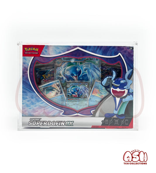 Protection Acrylique Premium - Coffret 4 Boosters Pokémon grand format