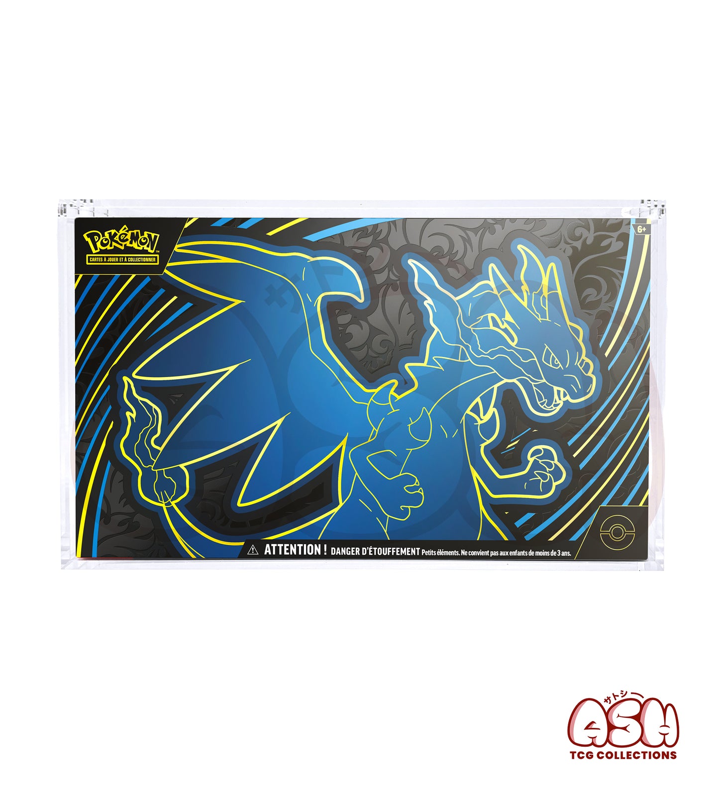 Protection Acrylique Premium - Ultra Premium Collection Dracaufeu X Ex Pokémon Méga Evolution - UPC