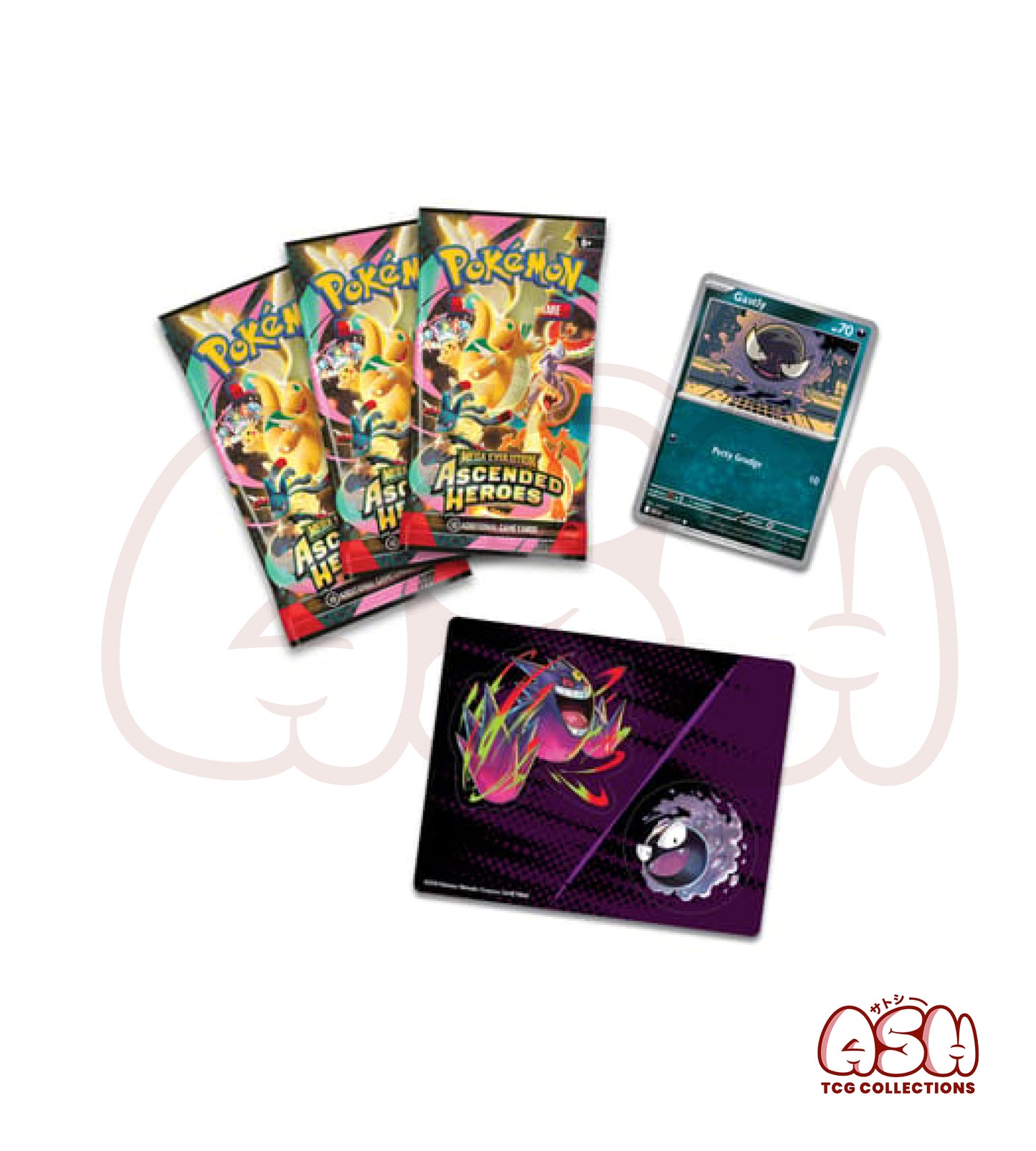 Tripack Pokémon ME02.5 – Héros Transcendants – 3 Boosters + Autocollant