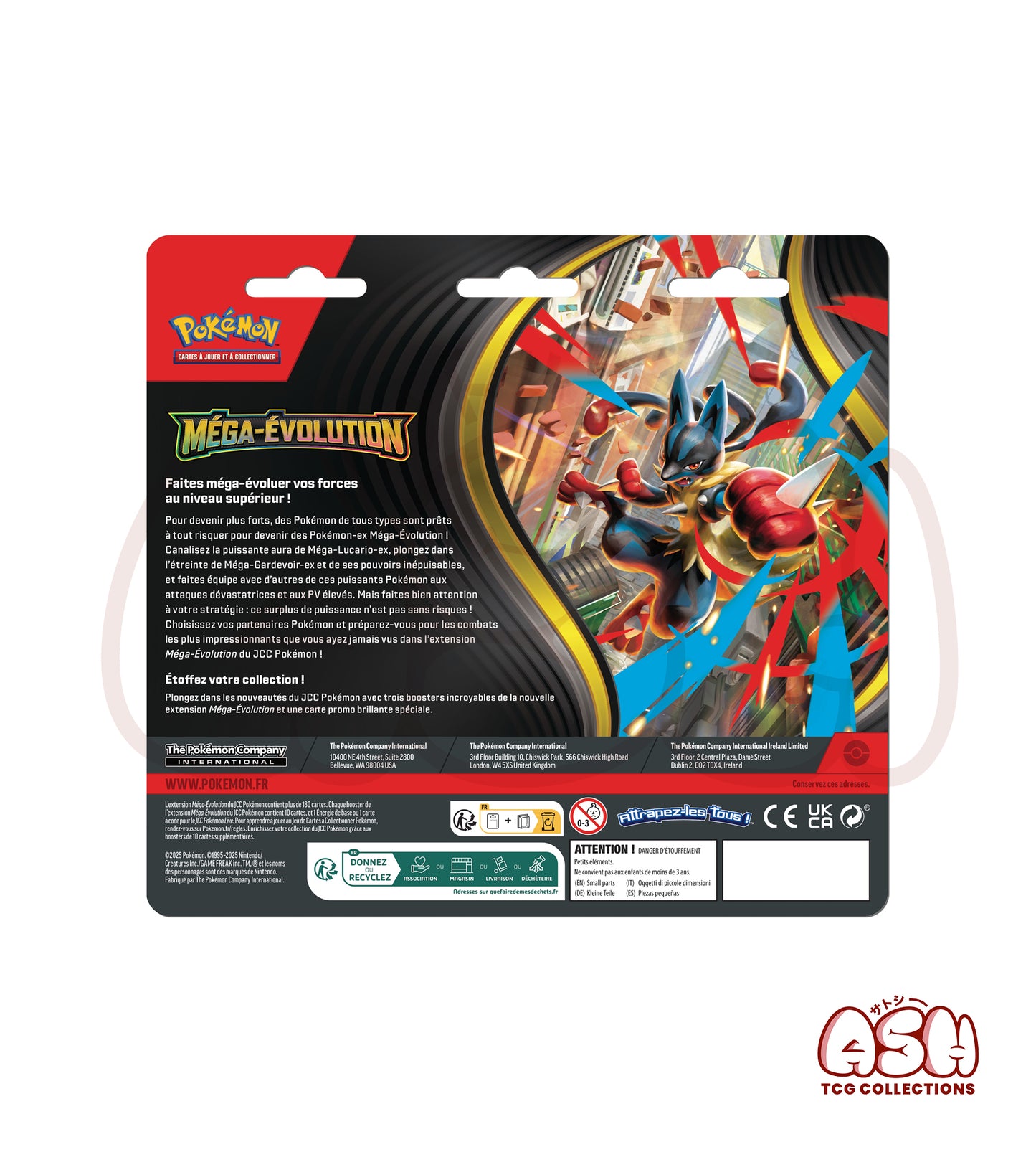 Tripack Pokémon ME01 – Méga-Évolution – 3 Boosters