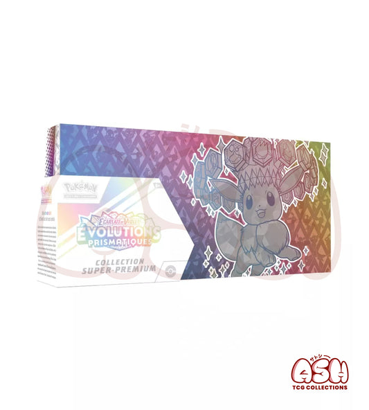 Coffret Collection Super-Premium Pokémon – Évolutions Prismatiques EV08.5 – 15 Boosters