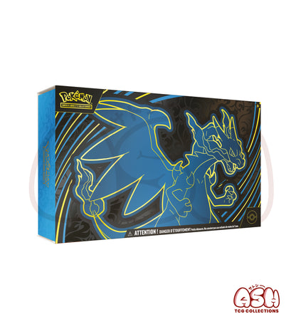 Ultra Premium Collection Pokémon – Méga-Dracaufeu X Ex – 18 Boosters Scellés + Accessoires - UPC
