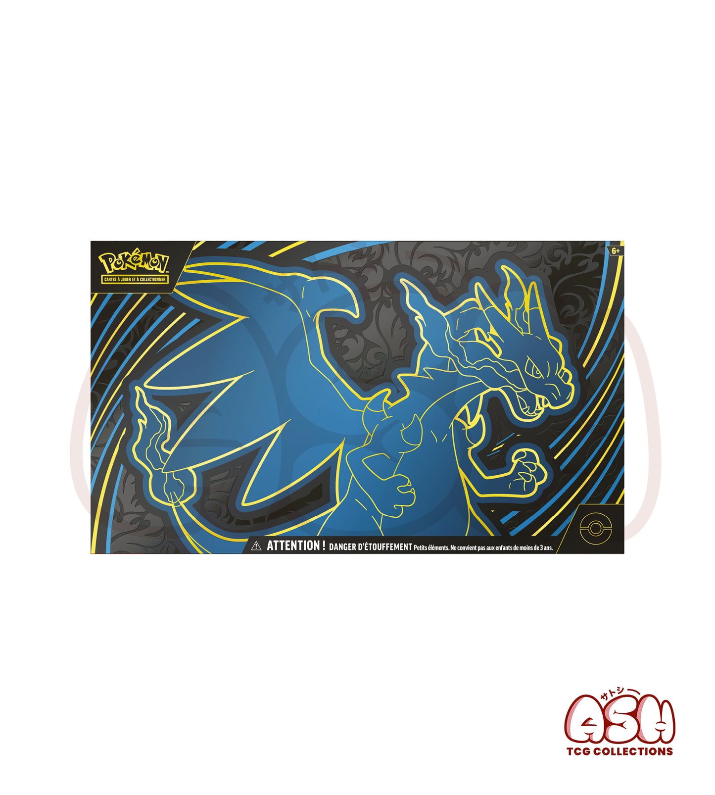 Ultra Premium Collection Pokémon – Méga-Dracaufeu X Ex – 18 Boosters Scellés + Accessoires - UPC
